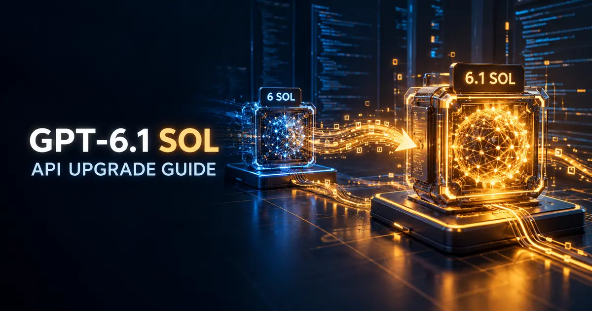 GPT-6.1 Sol API upgrade guide comparing GPT-6 Sol and GPT-6.1 Sol